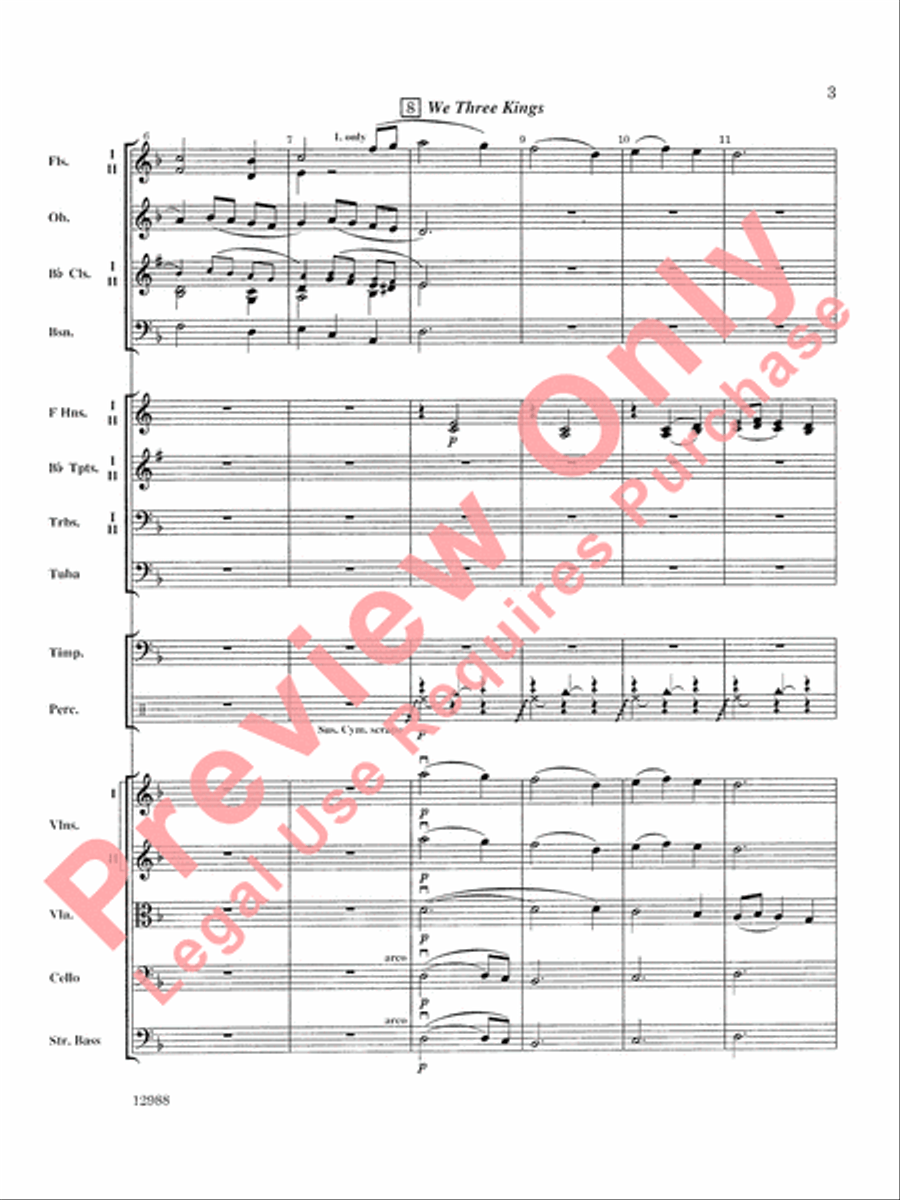 A Bach Christmas A Bach Christmas Full Orchestra scores gallery preview page 4