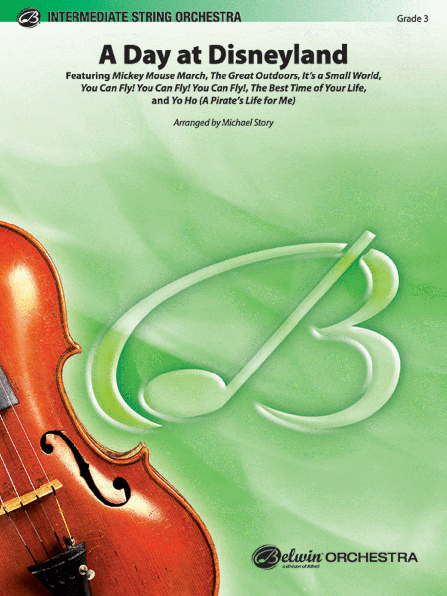A Day at Disneyland String Orchestra scores gallery preview page 1