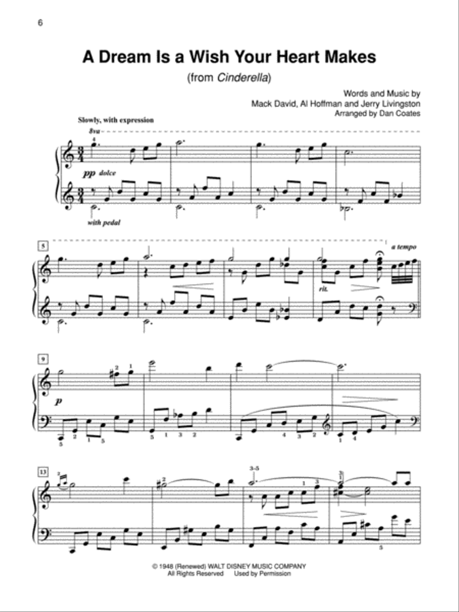 Dan Coates Popular Piano Library -- Favorite Movie Solos Piano Solo scores gallery preview page 2