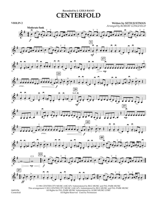 Centerfold - Violin 2