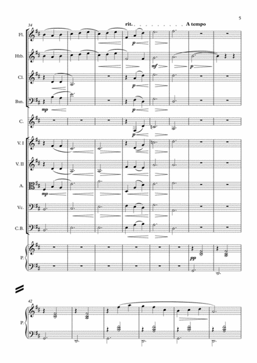 Gymnopedie n°1 arr. for Chamber Orch.