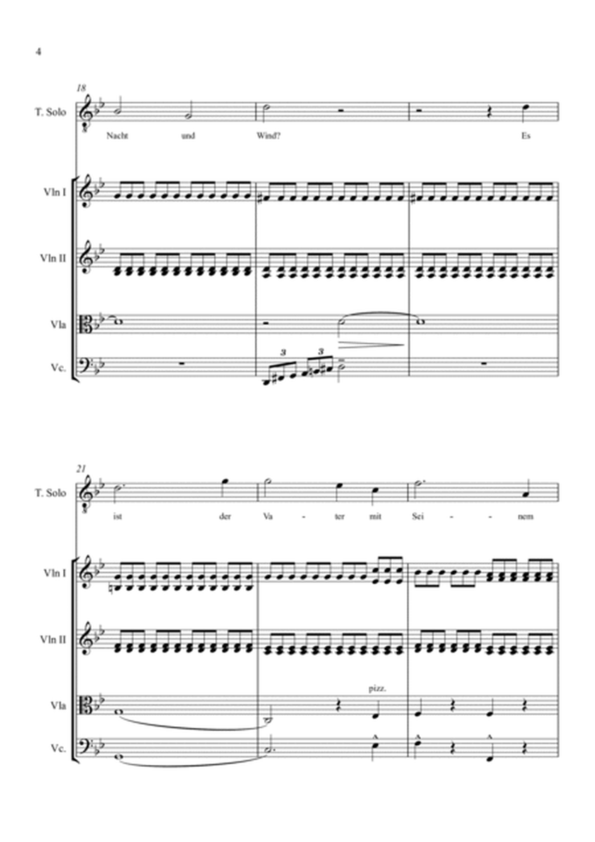 Der Erlkonig (The Erlking) for tenor and string quartet