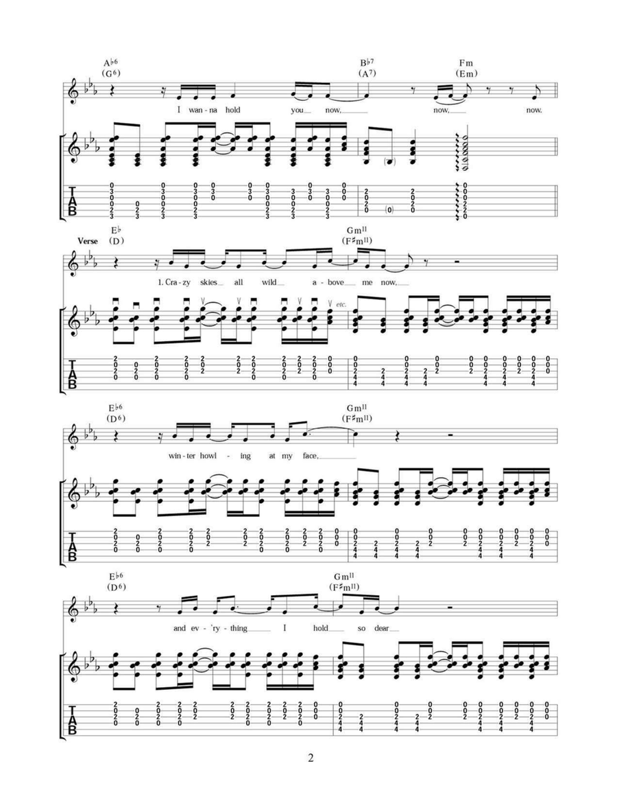 Sail Away Sail Away Acoustic Guitar scores gallery preview page 2
