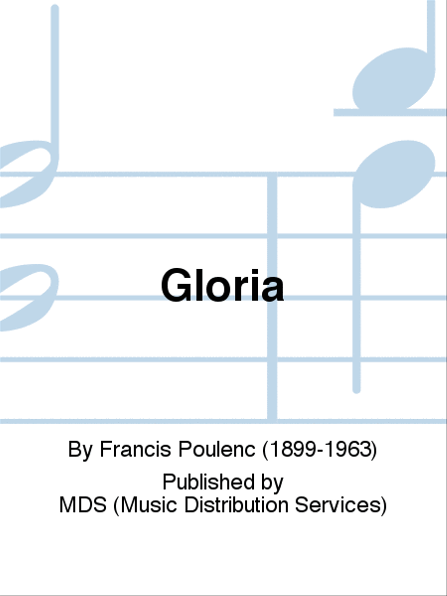 Gloria Mixed Choir scores gallery preview page 1