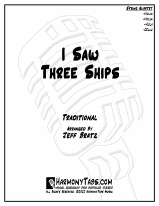 Book cover for I Saw Three Ships (String Quartet)