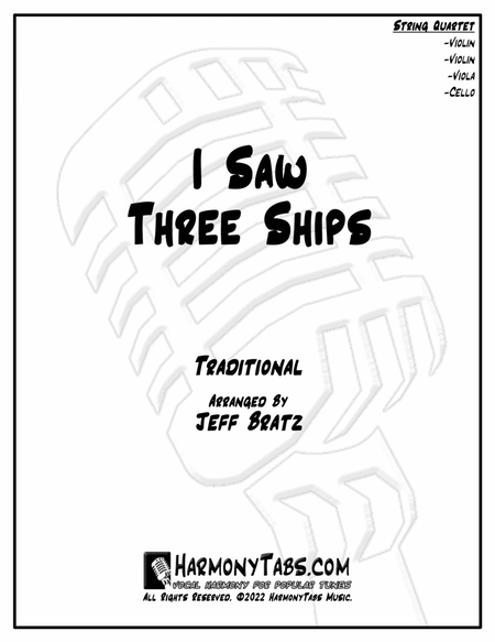 I Saw Three Ships (String Quartet) image number null