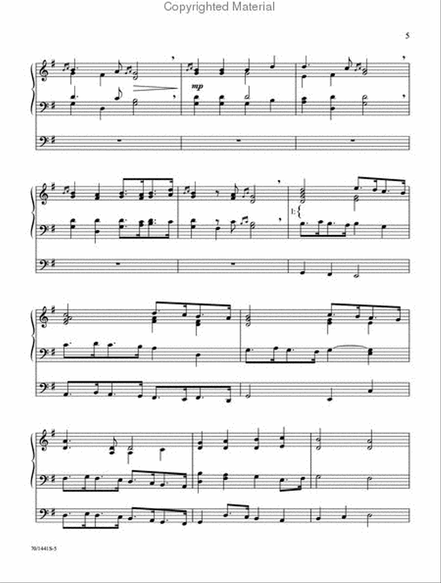 The David Cherwien Hymn Interpretation Series: Christmas Organ Solo scores gallery preview page 3
