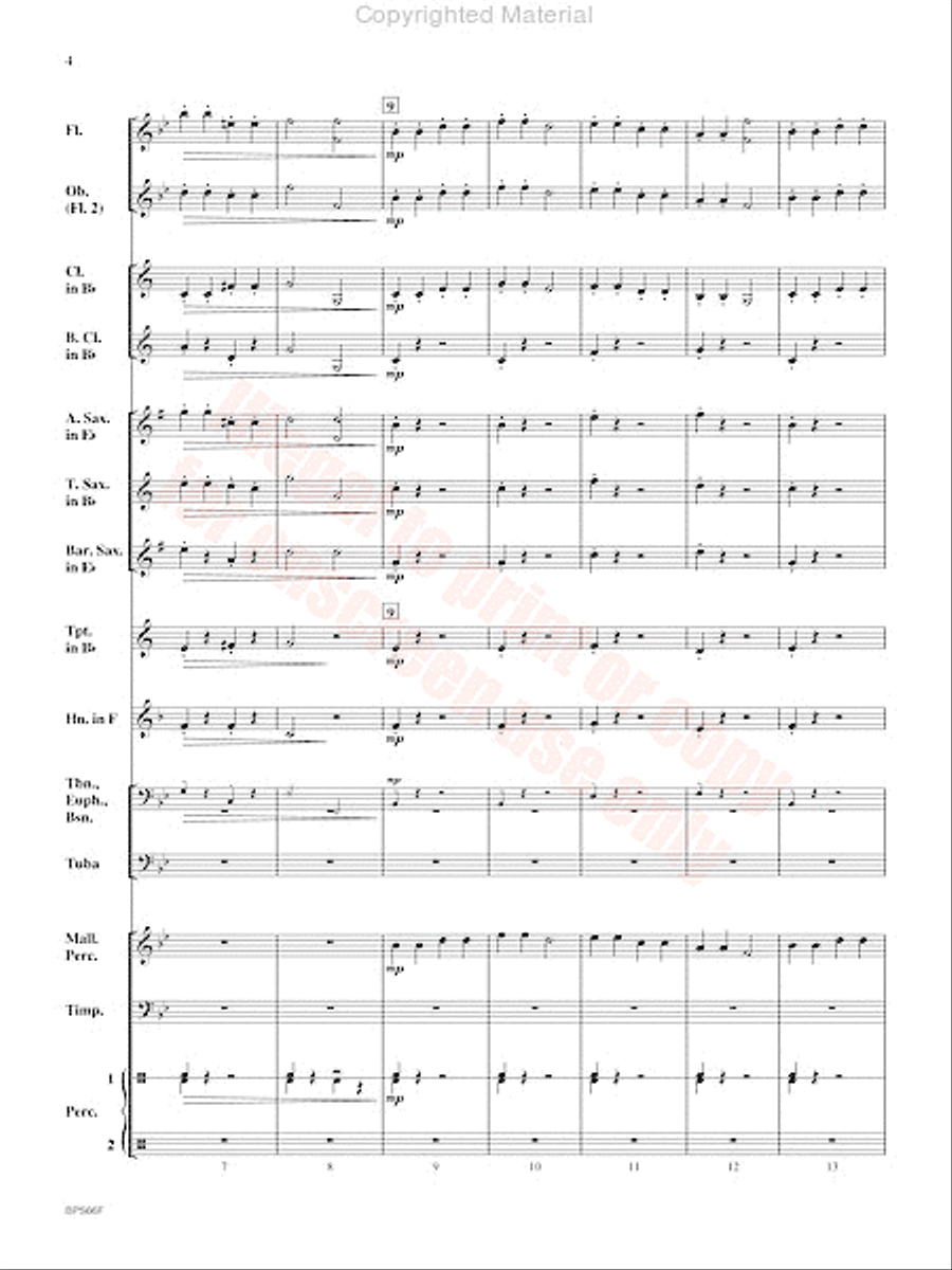 Haydn Seek Surprise Haydn Seek Surprise Concert Band scores gallery preview page 5