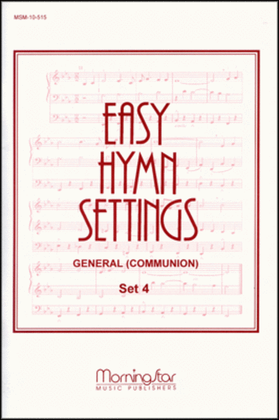 Book cover for Easy Hymn Settings- General-Communion Set 4