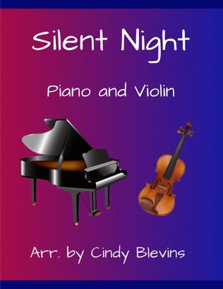Book cover for Silent Night, for Piano and Violin