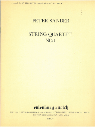 String quartet no. 1