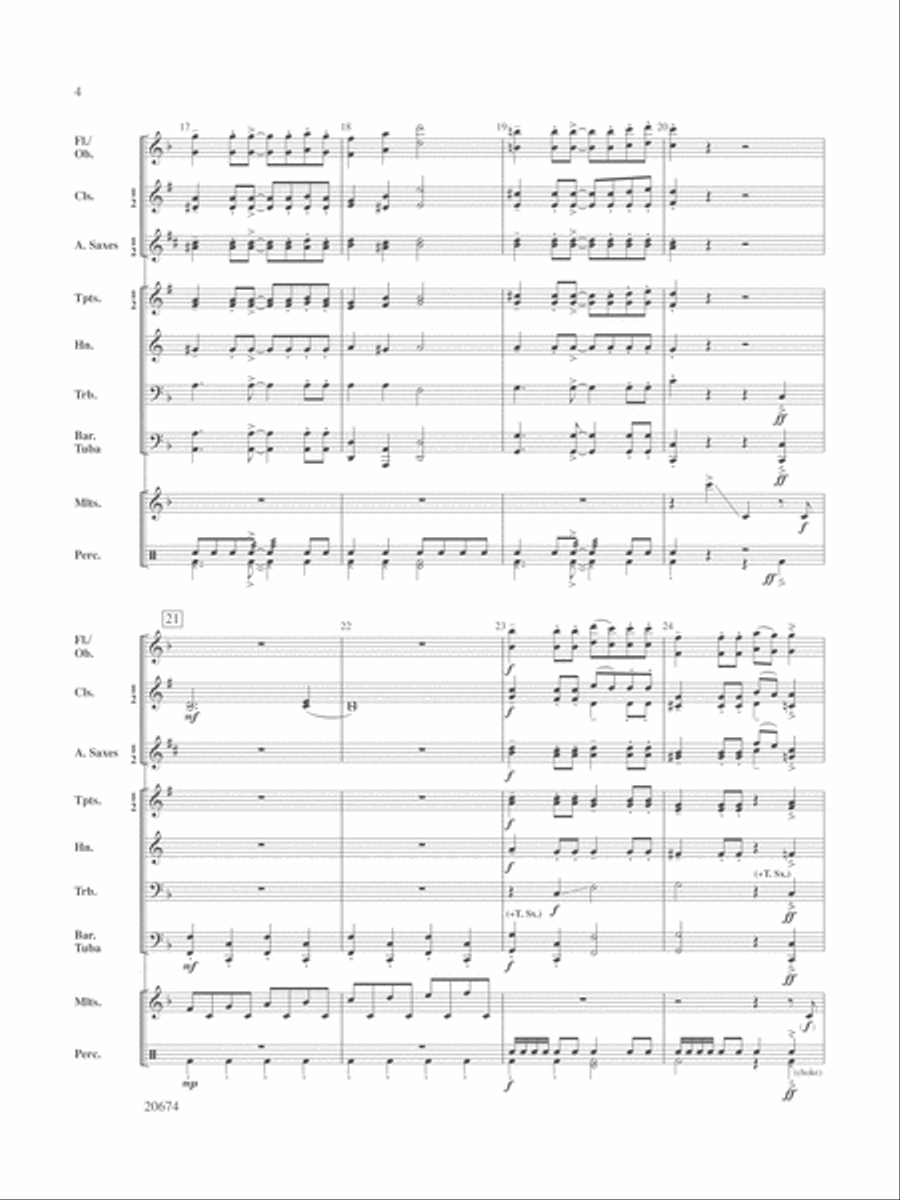 Mallet Maniacs: Score Concert Band scores gallery preview page 4