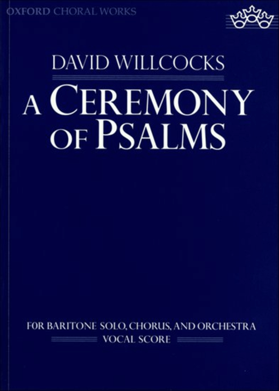 A Ceremony of Psalms 4-Part scores gallery preview page 1