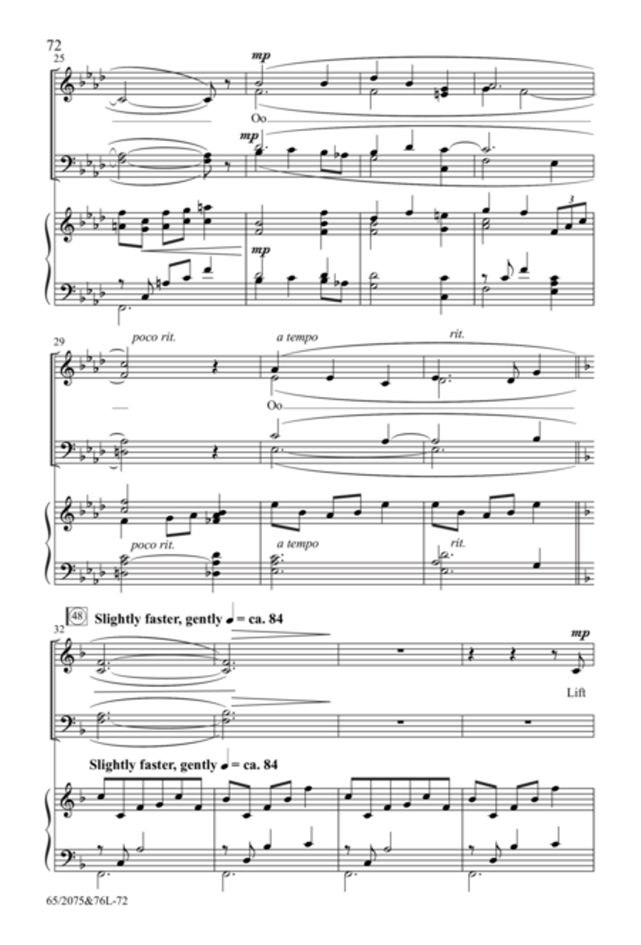 Morning Star - SATB Score with Performance CD 4-Part scores gallery preview page 28