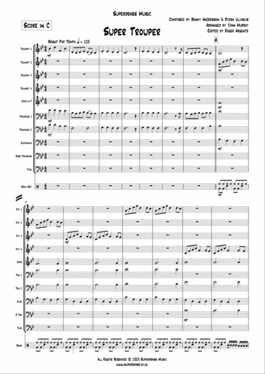 Super Trouper Small Ensemble scores gallery preview page 3