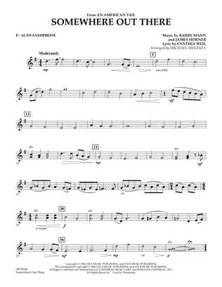 Somewhere Out There (from An American Tail) - Eb Alto Saxophone