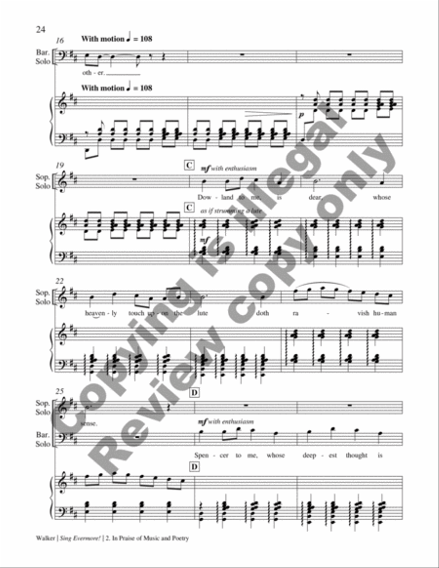 Sing Evermore! (Choral Score) Divisi scores gallery preview page 13