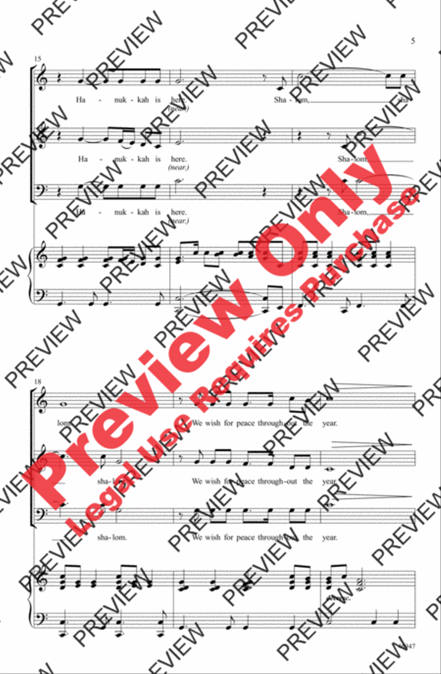 In the Candleglow In the Candleglow 3-Part scores gallery preview page 5