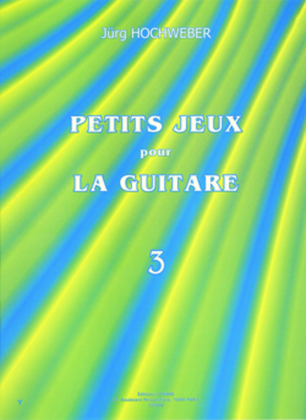 Book cover for Petits jeux pour la guitare - Volume 3