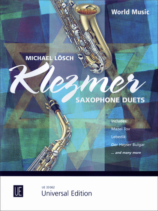 Book cover for Klezmer Saxophone Duets