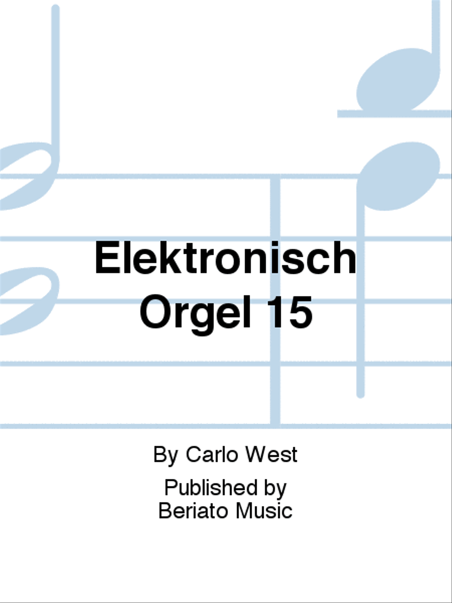 Elektronisch Orgel 15 Organ scores gallery preview page 1
