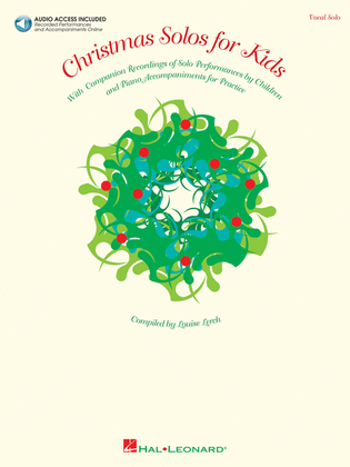 Book cover for Christmas Solos for Kids
