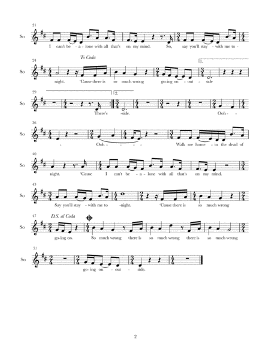 Walk Me Home SSA scores gallery preview page 6