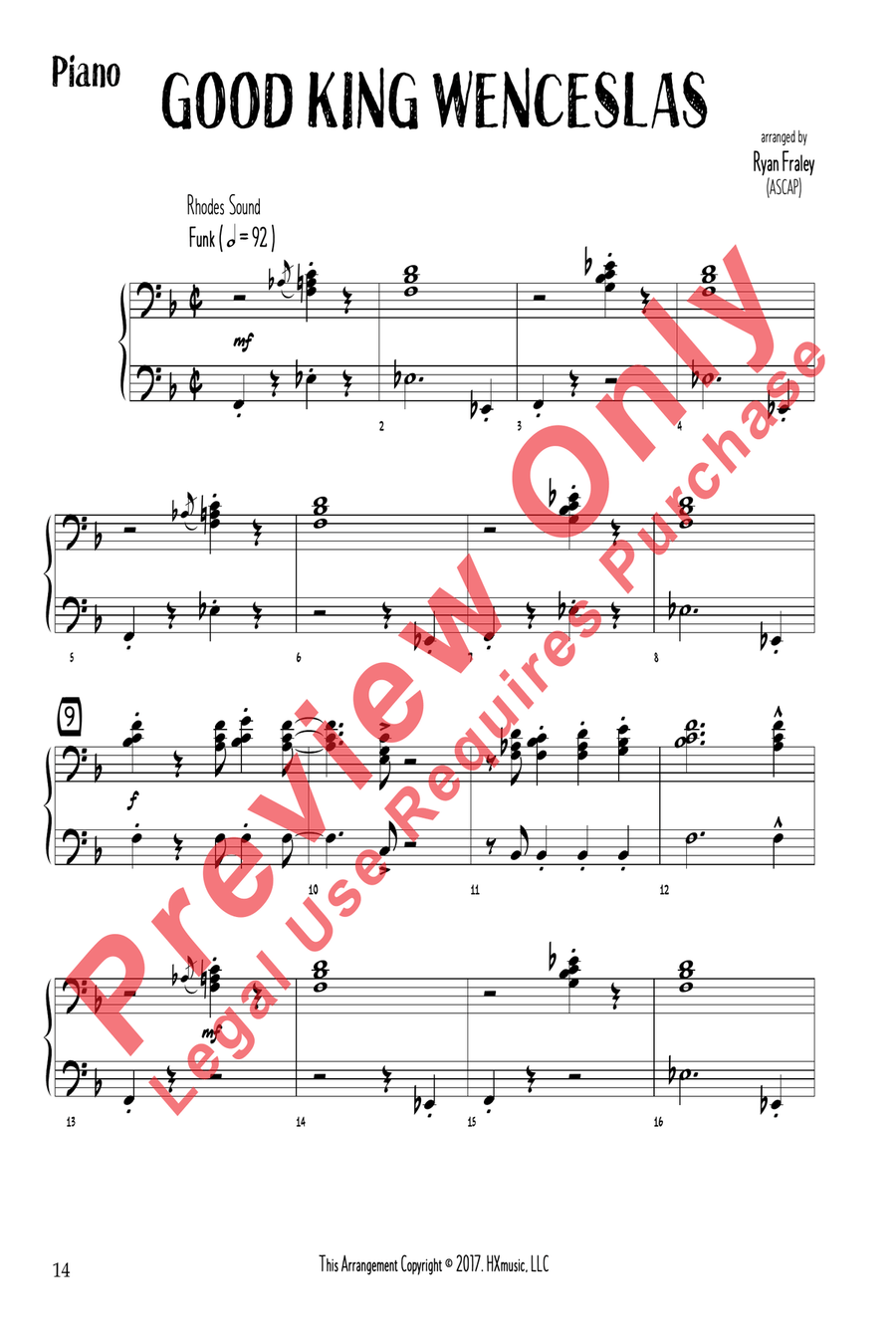 Charting the Course Christmas Collection, Piano Book Jazz Ensemble scores gallery preview page 4
