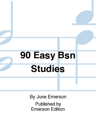 Book cover for 90 Easy Bsn Studies