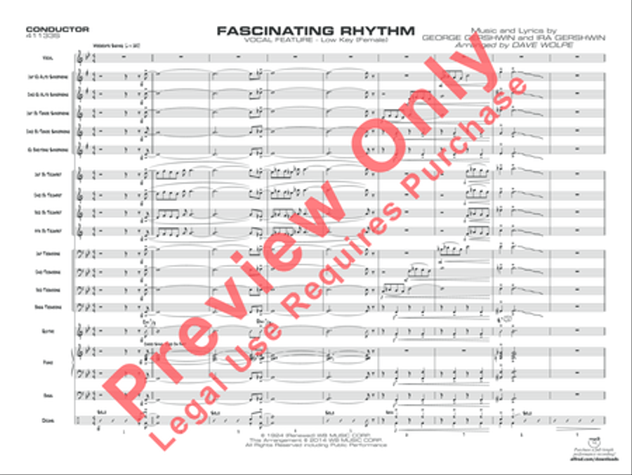 Fascinating Rhythm Jazz Ensemble scores gallery preview page 28