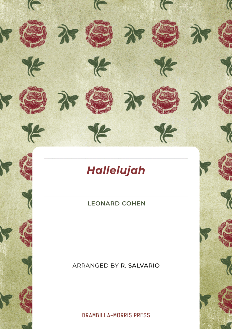 Hallelujah Easy Piano scores gallery preview page 1
