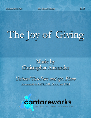 The Joy of Giving (Unison/Two-Part)
