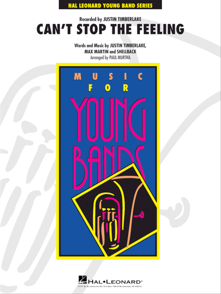 Can't Stop the Feeling Concert Band scores gallery preview page 1
