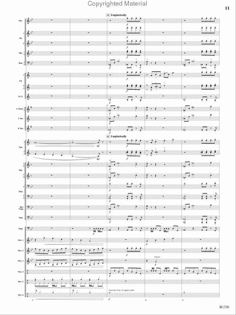 Dreams and Proclamations Concert Band scores gallery preview page 10