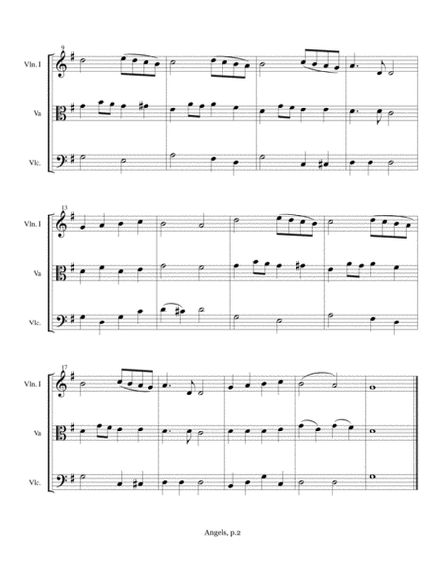 Christmas Trios I - violin, viola, cello