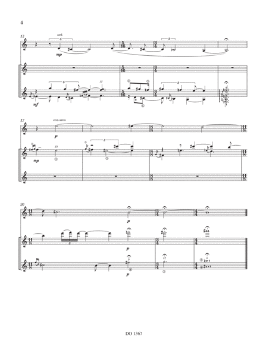 Trois ondes sonores Classical Guitar scores gallery preview page 5
