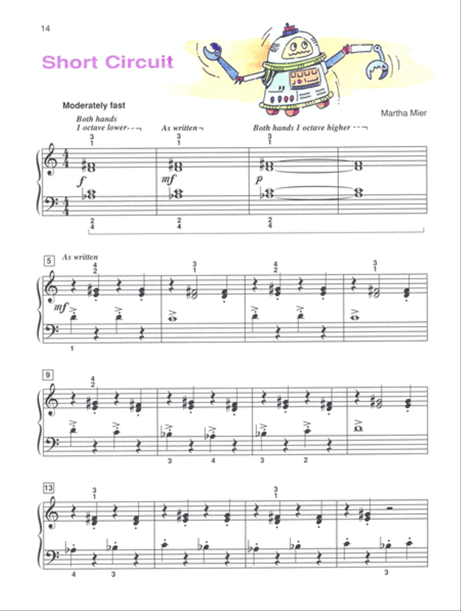 Alfred's Basic Piano Course Graduation Book, Level 1B Piano Method scores gallery preview page 4