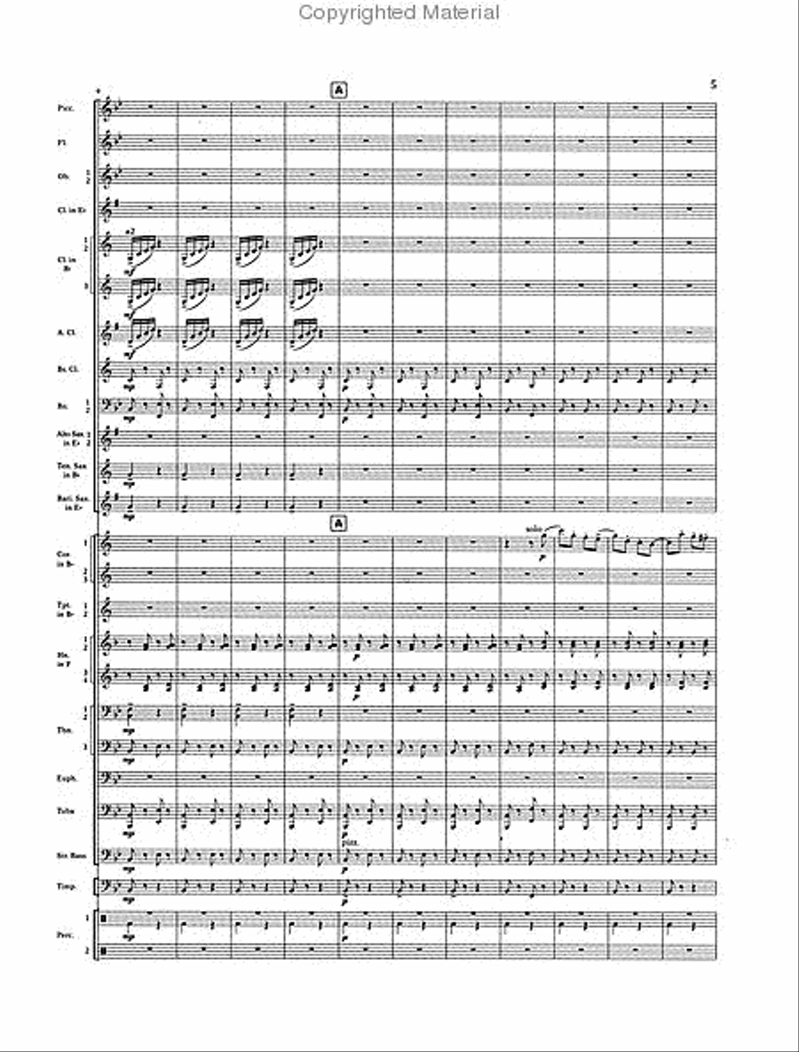 March, Op. 99 Concert Band scores gallery preview page 3