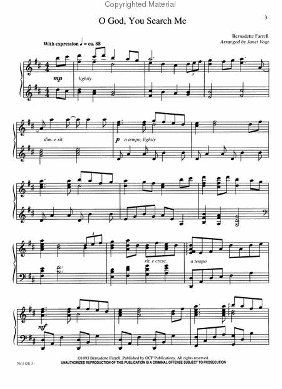 On Eagle's Wings and Hymns of Hope Piano Solo scores gallery preview page 2
