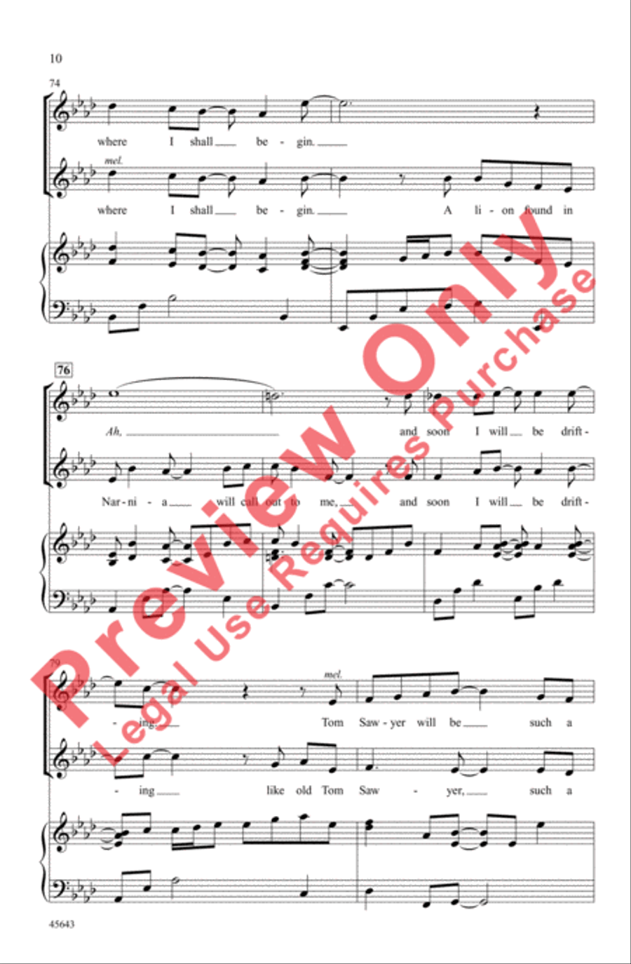 Stories of My Life Stories of My Life 2-Part scores gallery preview page 10