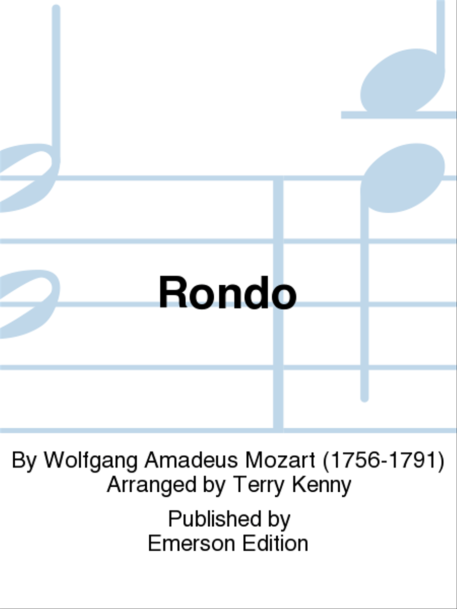 Rondo Rondo B-Flat Clarinet scores gallery preview page 1