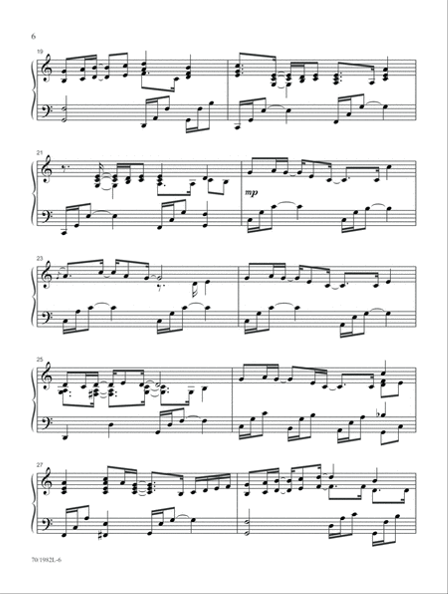Light of the World (Digital Delivery) Piano Solo scores gallery preview page 6