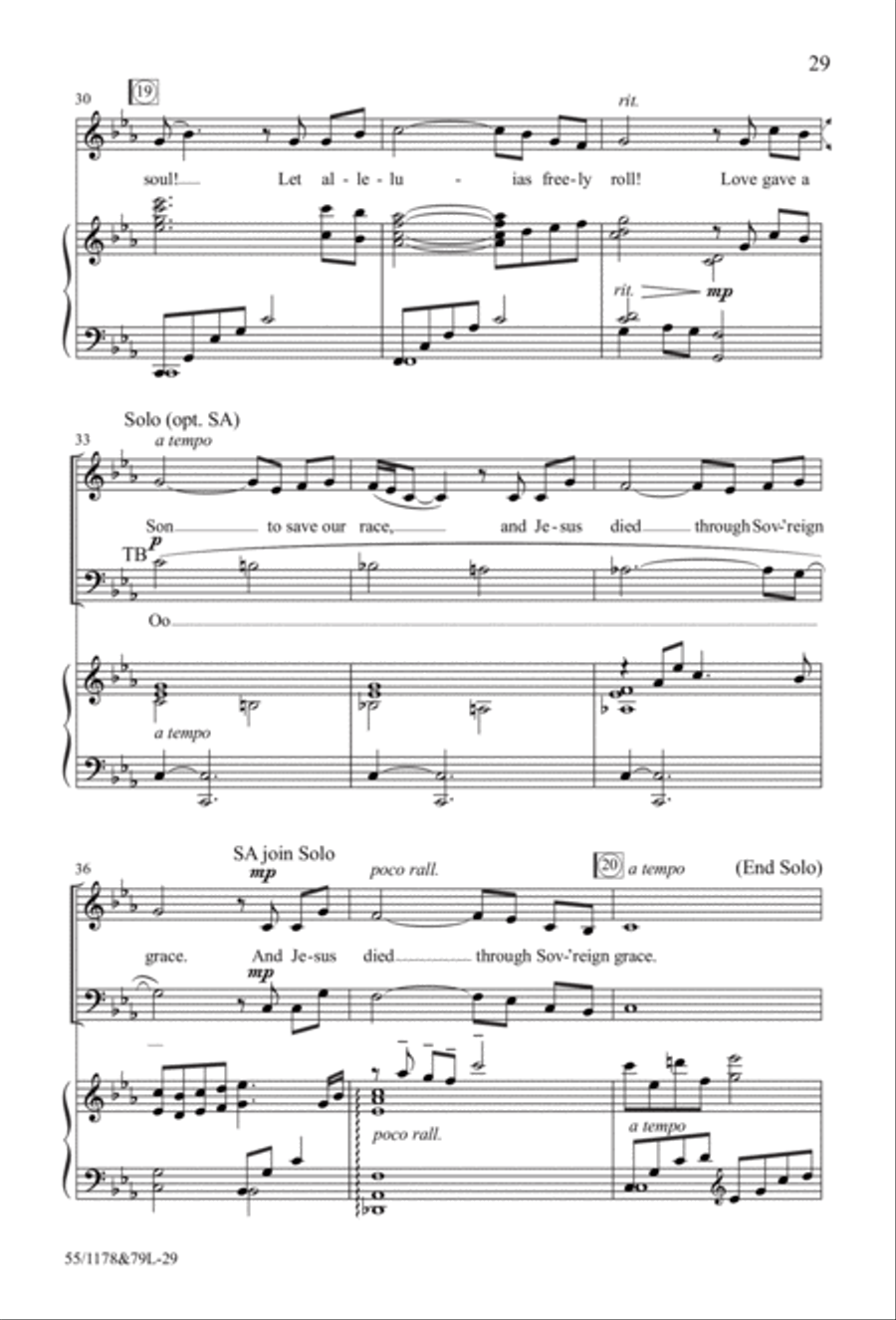 A Living Hope - SATB with Performance CD 4-Part scores gallery preview page 10