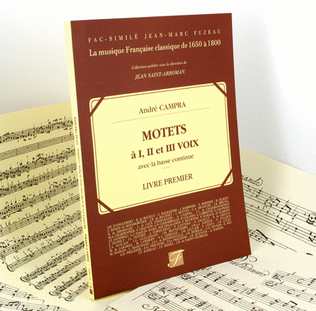Motets for I, II, III voices with continuo Book I for voice