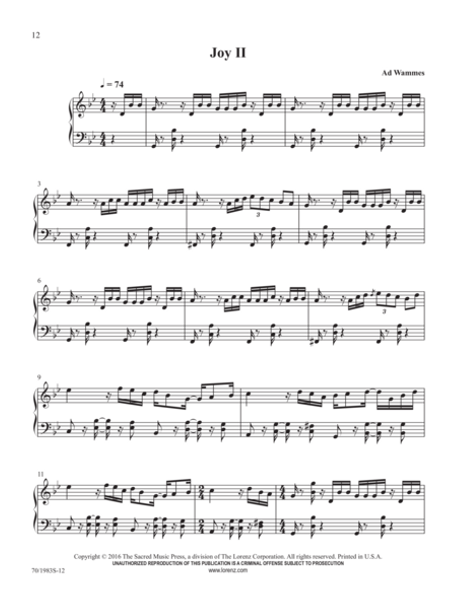 Triptych Triptych Organ Solo scores gallery preview page 7