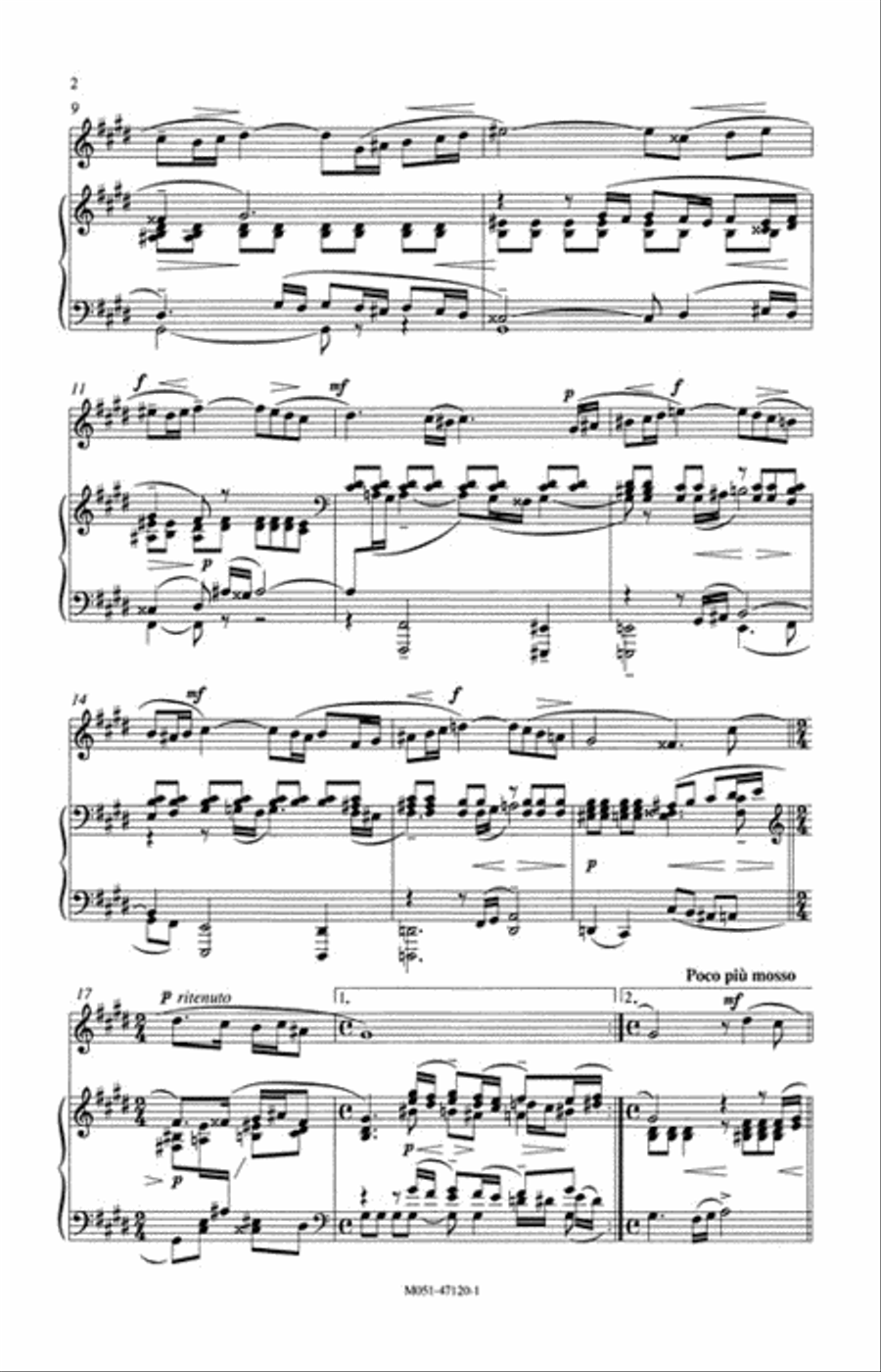 Vocalise Op. 34, No. 14 Unison Choir scores gallery preview page 3
