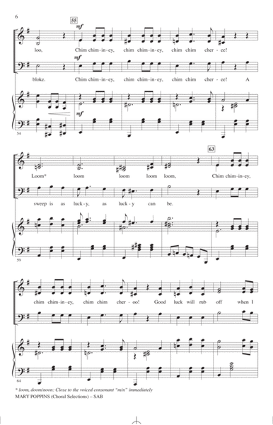 Mary Poppins (Choral Selections) (arr. John Leavitt) by John Leavitt 3-Part - Digital Sheet Music