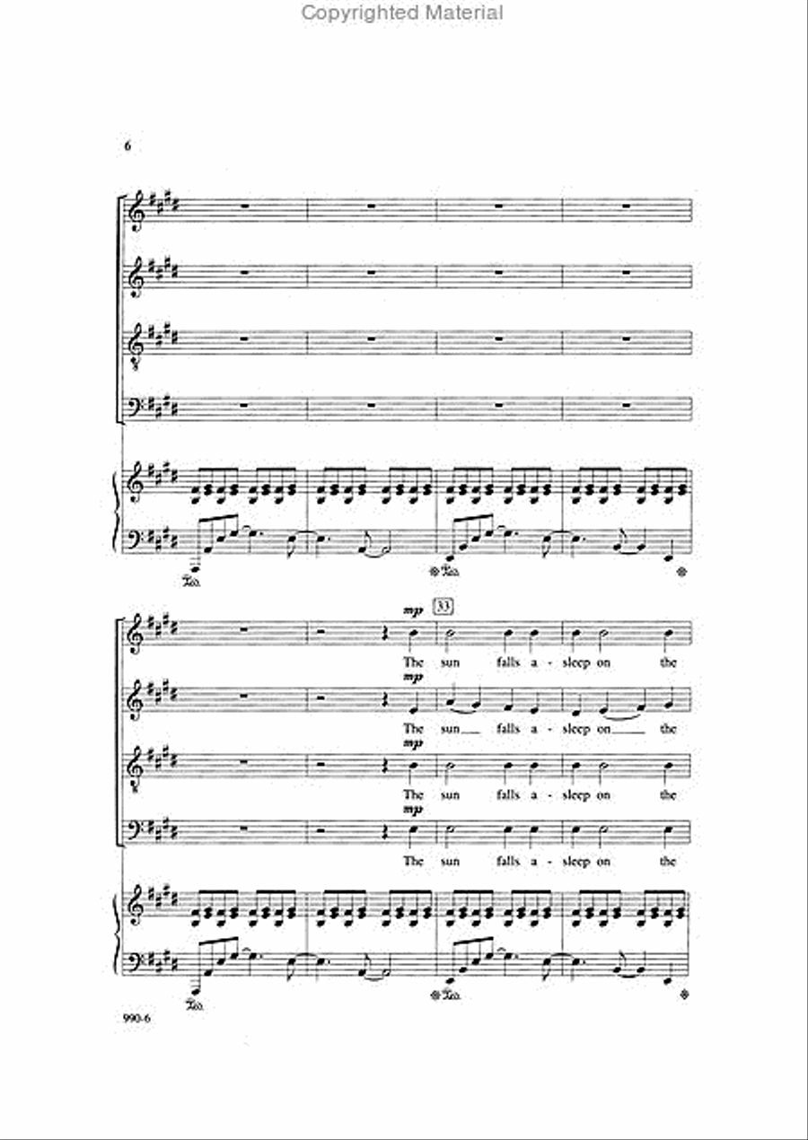Forever Gone - SATB Octavo 4-Part scores gallery preview page 8