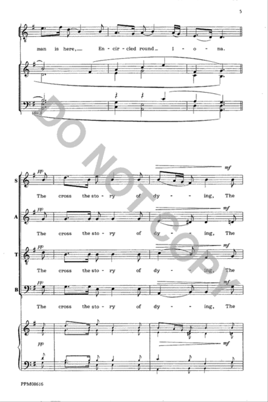 Iona 4-Part scores gallery preview page 6