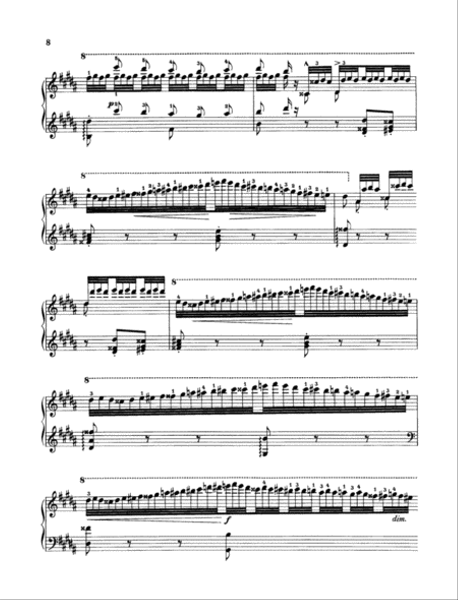 La Campanella Piano Solo scores gallery preview page 6
